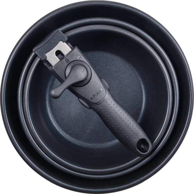 BERGNER Sada pánví nerez s nepřilnavým povrchem Click&Cook 3 ks 18, 20, 24 cm