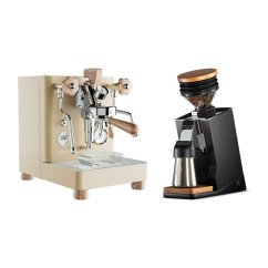 LELIT Bianca  V3  PL162T gold + Eureka Mignon Single Dose PRO, Black & Oak