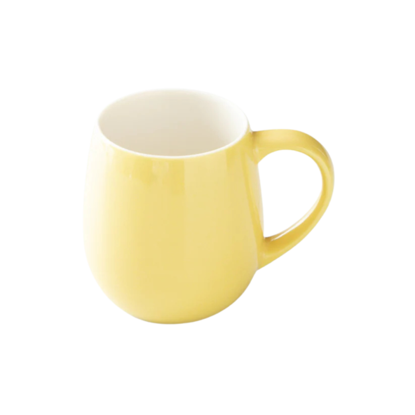 Origami Aroma Barrel porcelánový hrnek 320 ml žlutý