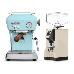 Ascaso DREAM PID Kid Blue + Eureka Mignon Specialita, CR Cream