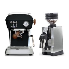 Ascaso DREAM PID Dark Black + Eureka Mignon Zero 65 All Purpose, CR chróm
