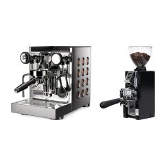 Rocket Espresso Appartamento TCA, copper + Eureka Mignon Libra 65 All Purpose, CR black