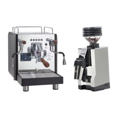 Bezzera DUO DE black + Eureka Mignon Zero 65 All Purpose, CR white