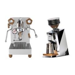 Lelit Mara PL62X X3 White + Eureka Mignon Zero 65 Speedy ALL PURPOSE chrome