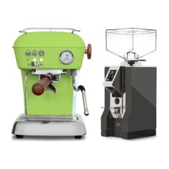 Ascaso DREAM PID Fresh Pistachio + Eureka Mignon Specialita, CR Anthracite