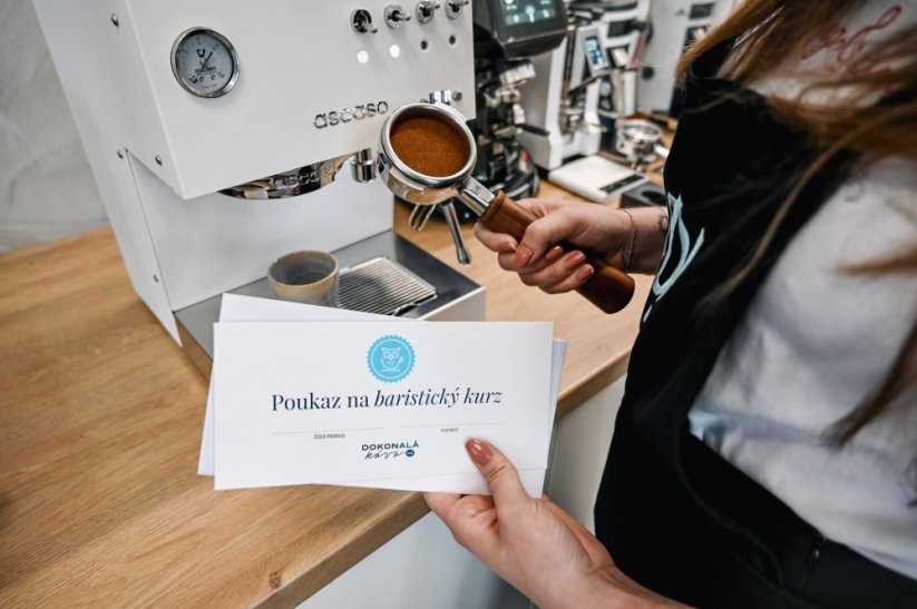 Darčeková poukážka na baristický kurz - Varianta poukazu: Dárkový poukaz
