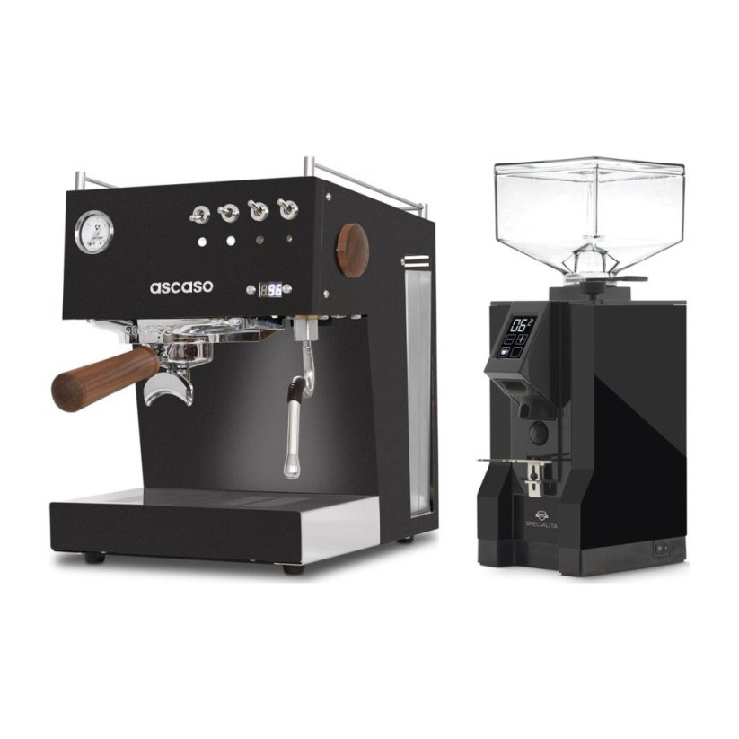 Ascaso Steel Uno PID black + Eureka Mignon Specialita, BL Black