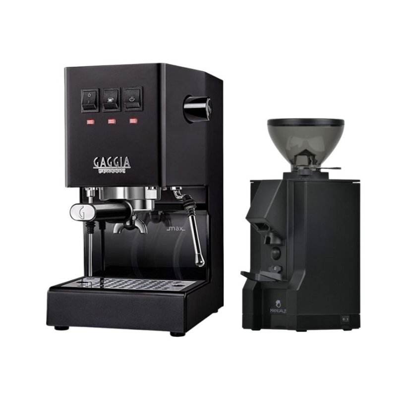 Gaggia Classic E24, černá + Eureka Mignon Manuale, BL black