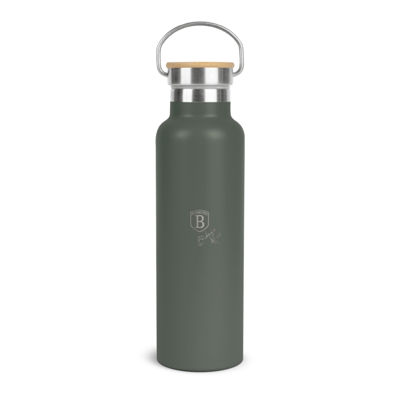 BERLINGERHAUS Termoska lahev s dvojitou stěnou nerez 0,6 l Matte Green Collection