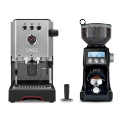 Gaggia Classic Up stříbrná + Mlýnek Sage BCG820BTR Black