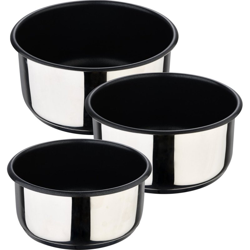 BERGNER Sada hrnců nerez s nepřilnavým povrchem Click&Cook 3 ks 16, 18, 20 cm
