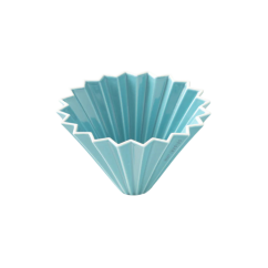 Origami keramický dripper M tyrkysový