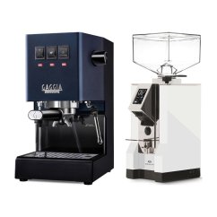 Gaggia Classic E24, modrá + Eureka Mignon Specialita, CR White