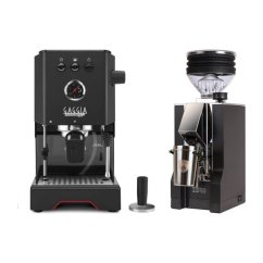 Gaggia Classic Up černá + Eureka Mignon Zero, CR black
