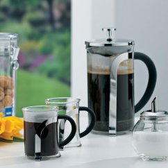 KELA Konvička na čaj a kávu VENECIA nerez French Press 600 ml
