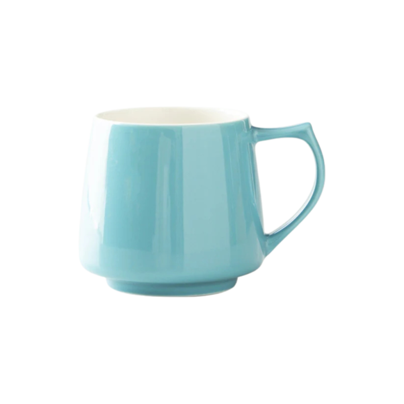Origami Aroma porcelánový hrnček 320 ml tyrkysový