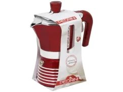 Moka konvička Pedrini Infinity červená