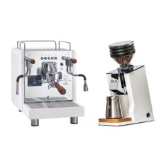Bezzera DUO DE White + Eureka Mignon Zero 65 Speedy ALL PURPOSE white