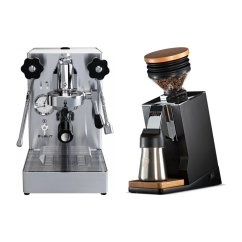Lelit Mara PL62X V2 + Eureka Mignon Single Dose PRO, Black & Oak