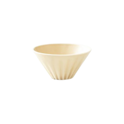 Origami keramický dripper na čaj mat. béžový