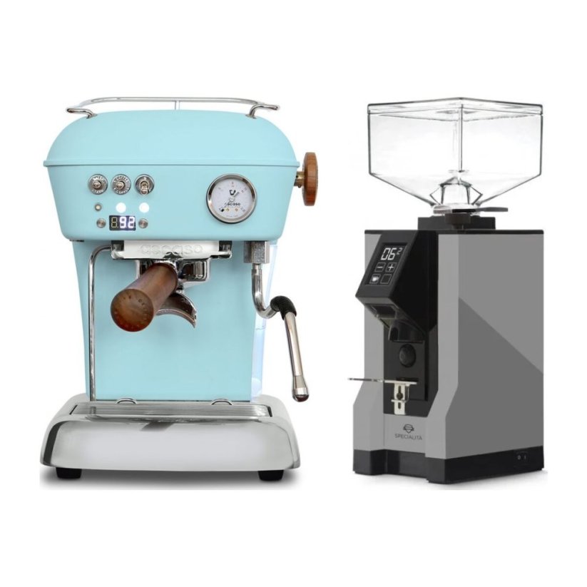 Ascaso DREAM PID Kid Blue + Eureka Mignon Specialita, BL Grey