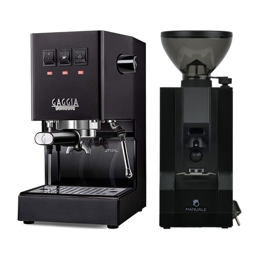 Gaggia Classic E24, černá + Eureka Mignon Manuale, BL black