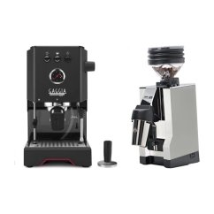 Gaggia Classic Up černá + Eureka Mignon Zero 65 All Purpose, CR white