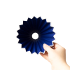 Origami keramický dripper M tmavě modrý