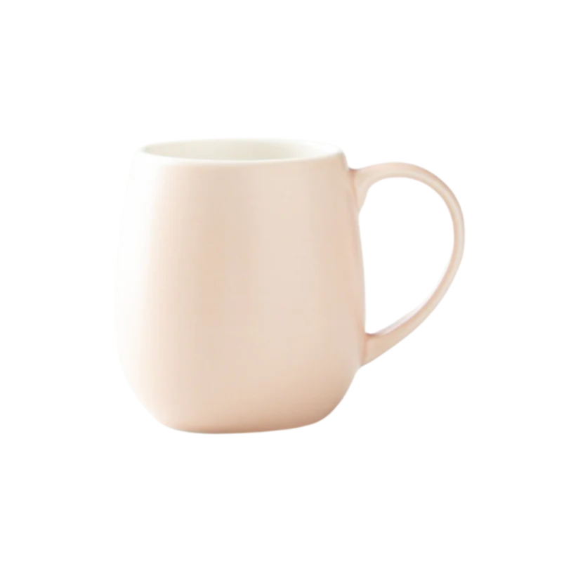 Origami Aroma Barrel porcelánový hrnek 320 ml matně růžový