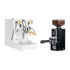 Lelit Mara PL62X V2, white + Eureka Mignon Libra, CR black