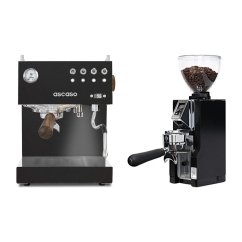 Ascaso Steel DUO PID Black + Eureka Mignon Libra 65 All Purpose, CR black