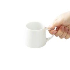 Origami AromaCup porcelánový hrnek 200 ml bílý