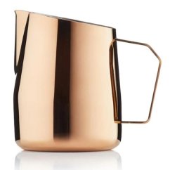 Barista & Co Dial In konvička na mléko 0,42 l růžová mosaz