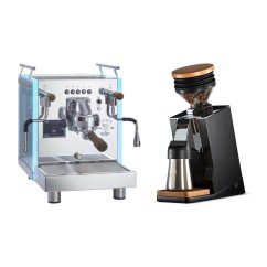 Bezzera Matrix DE + Eureka Mignon Single Dose PRO, Black & Oak