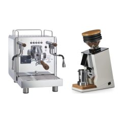 Bezzera DUO DE + Eureka Mignon Single Dose, White & Oak