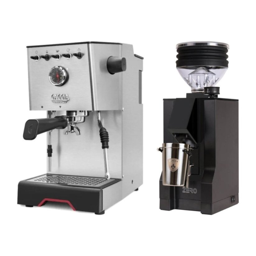 Gaggia Classic GT + Eureka Mignon Zero, BL Black