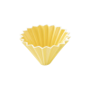 Origami keramický dripper M žlutý
