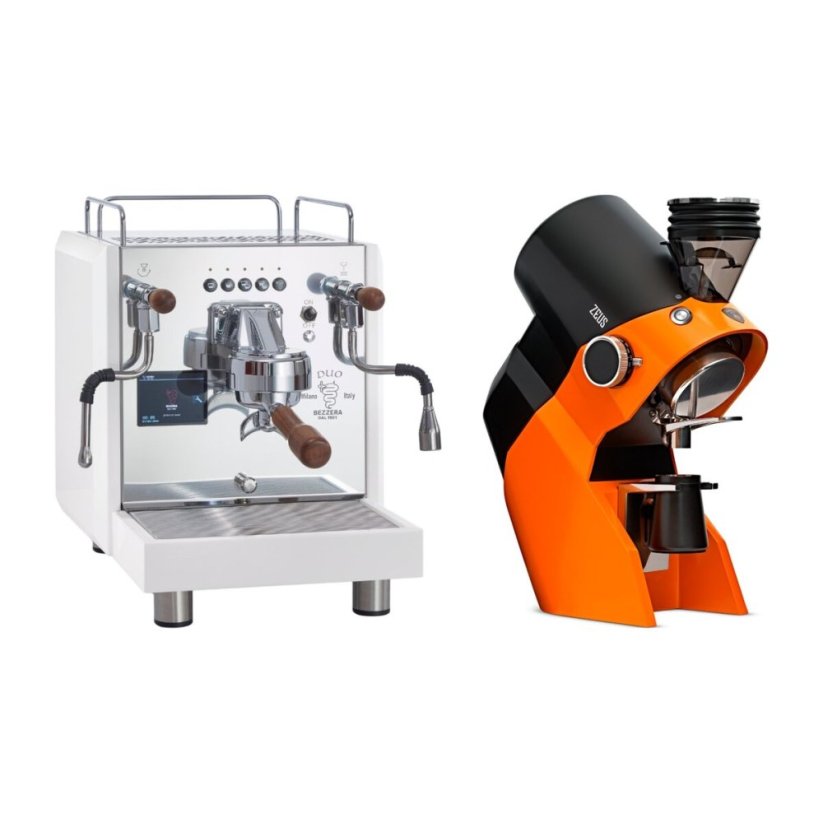 Bezzera DUO DE White + Eureka Zeus, orange