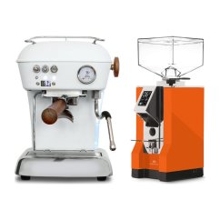 Ascaso DREAM PID Cloud White + Eureka Mignon Specialita, CR Orange