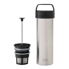 Espro Ultra Light Coffee Press kartáčovaný/metalický 450 ml