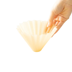 Origami Air plastový dripper M matně béžový