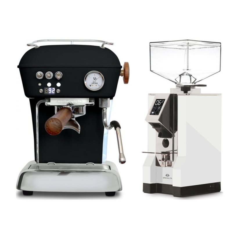 Ascaso DREAM PID Dark Black + Eureka Mignon Specialita, CR White