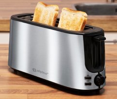 ALPINA Topinkovač na 2 topinky dlouhý nerez ocel 1000W