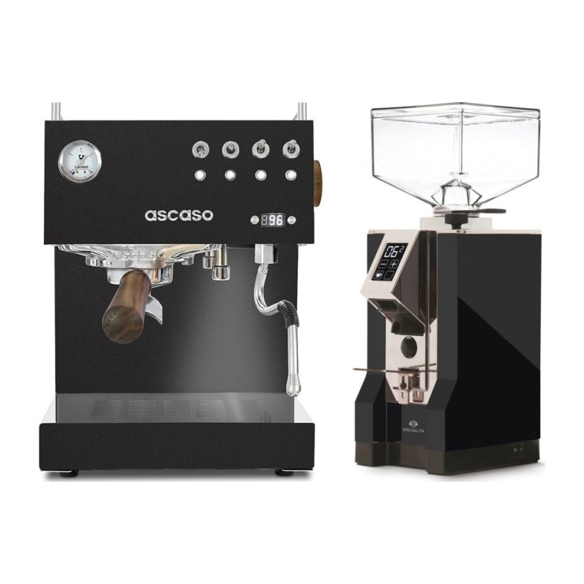 Ascaso Steel DUO PID black + Eureka Mignon Specialita, CR black