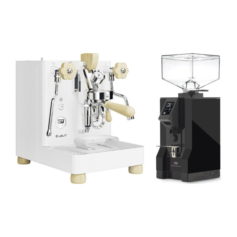 LELIT Bianca V3 PL162T white + Eureka Mignon Specialita, BL Black