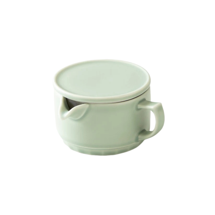 Origami Kyusu hrneček na čaj matně zelený