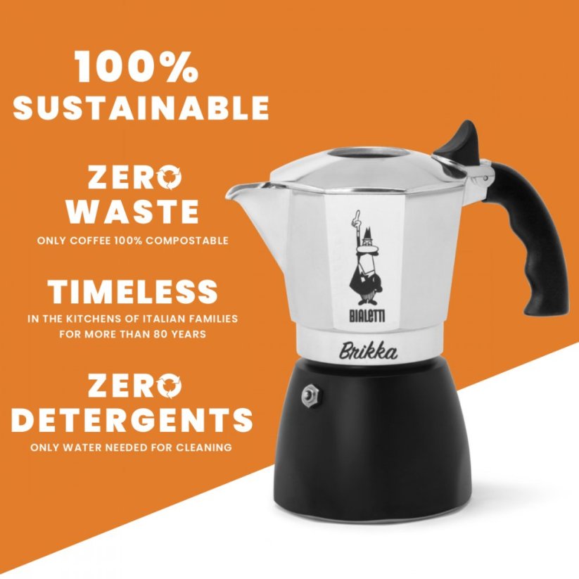 Bialetti Brikka 4 porcie