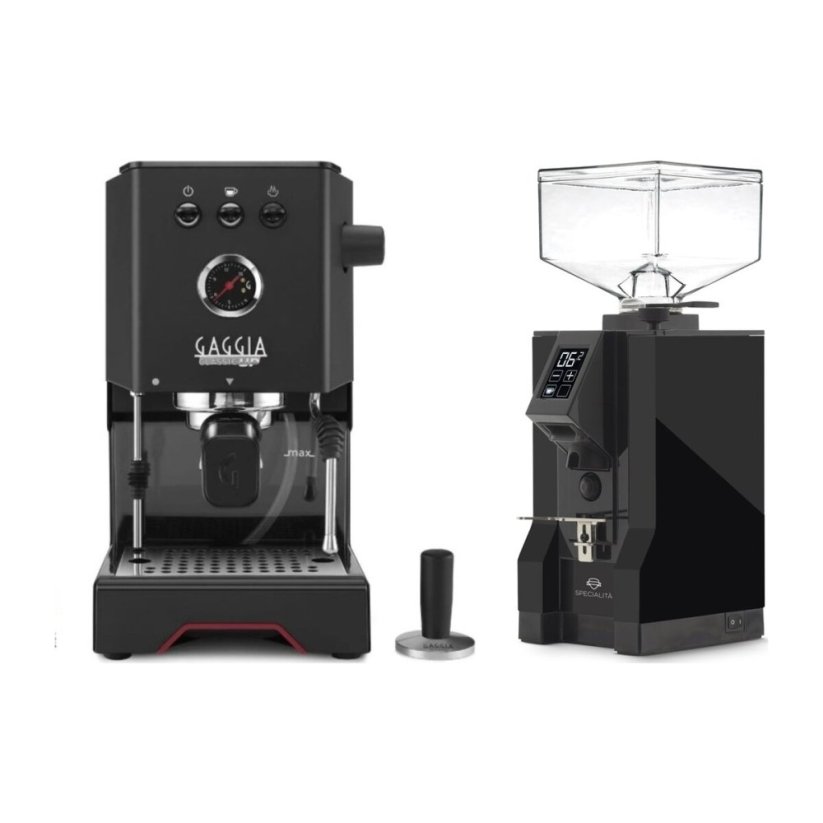 Gaggia Classic Up černá + Eureka Mignon Specialita, BL Black