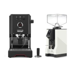 Gaggia Classic Up černá + Eureka Mignon Specialita, BL White