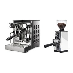 Rocket Espresso Appartamento TCA, black + Eureka Mignon Libra 65 All Purpose, CR white